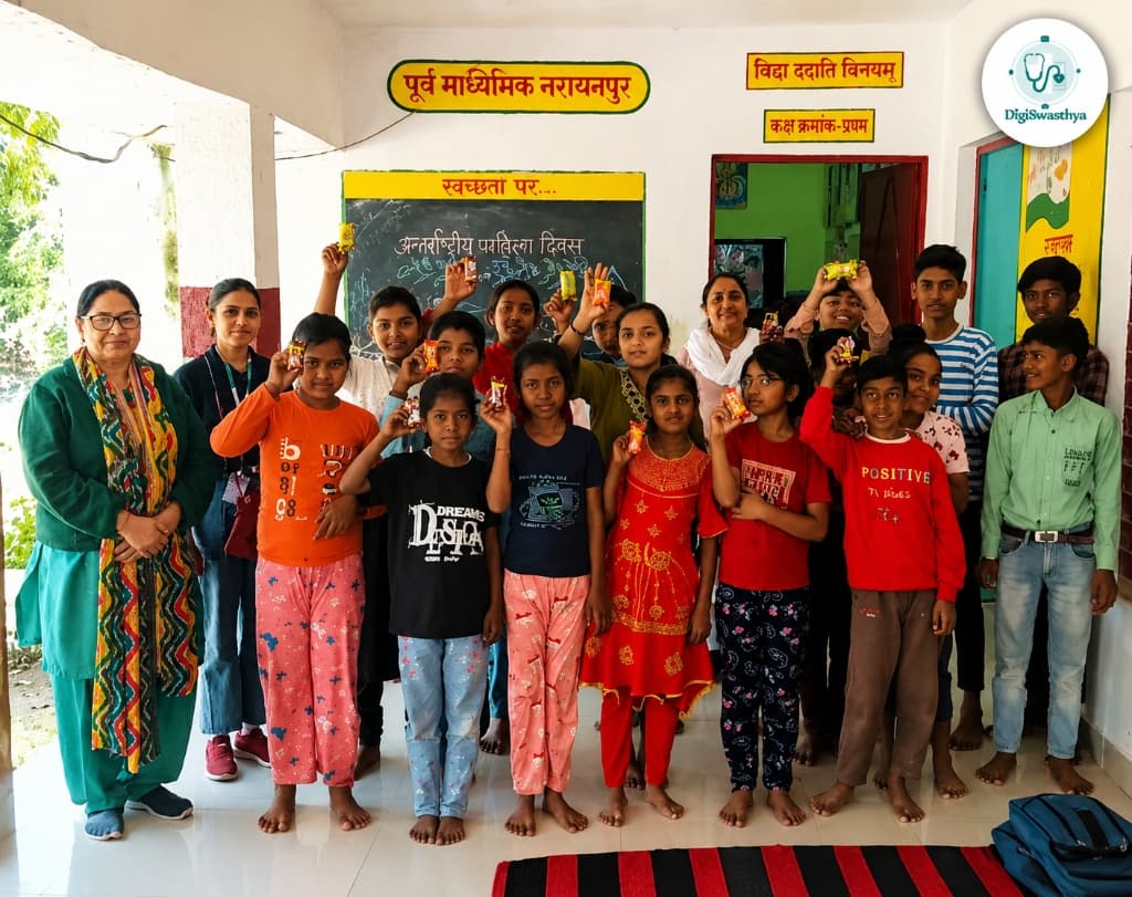 DigiSwasthya Health Awareness Camp at rural school